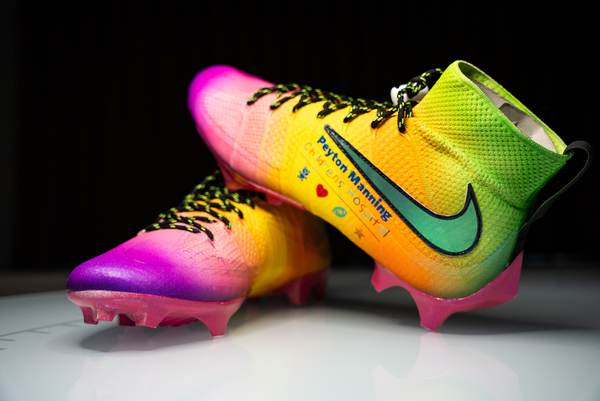 MCMC - Peyton Manning 2025 Custom Cleats - Supporting Ascension St. Vinc...