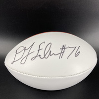 NFL - Chargers DJ Fluker Signed Panel Football