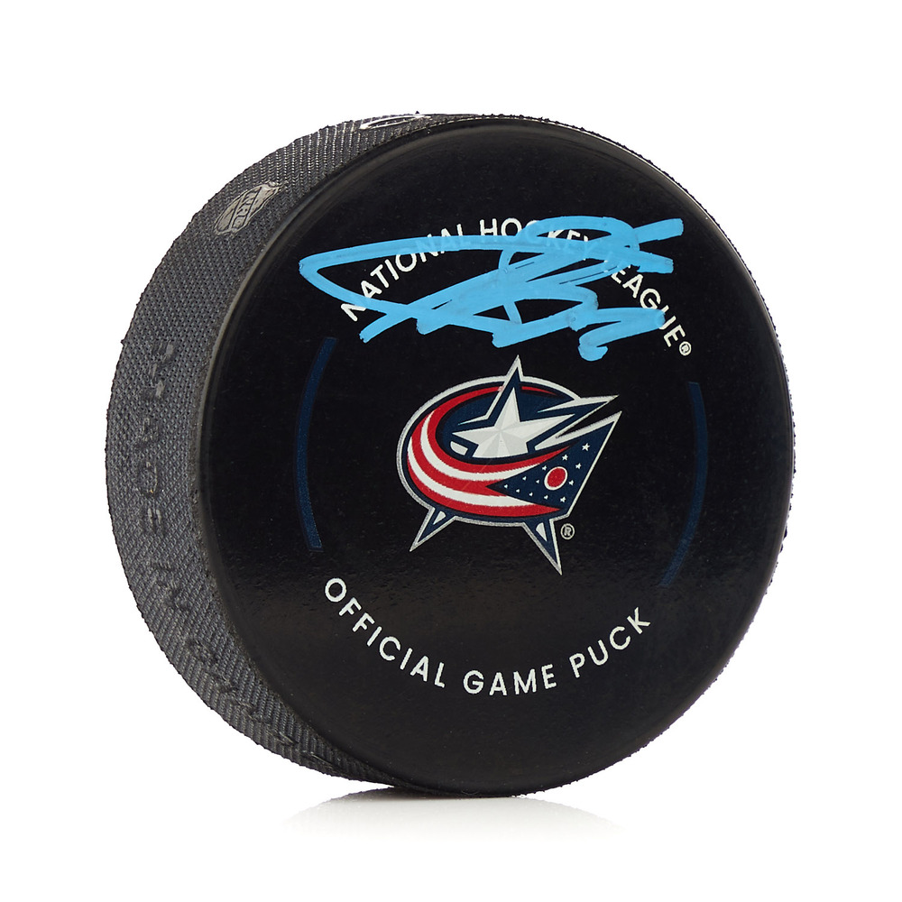 Sergei Bobrovsky Signed Columbus Blue Jackets Official Game Puck