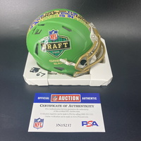 NFL - Jaguars Travis Hunter Signed NFL Draft Mini Helmet