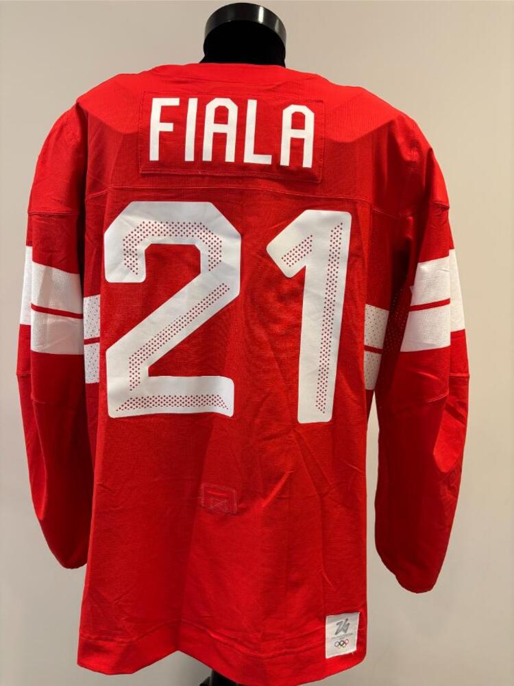 Kevin Fiala Switzerland Game-Issued Red Jersey as a part of the 2026 Milano Cortina Winter Games - Not Worn
