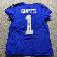 NFL - Giants Malik Nabers Signed Authentic Number 1 Draft Jersey