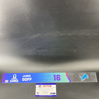 NFL - Lions Jared Goff 2023 Pro Bowl Games Nameplate Special Edition 1 of 3