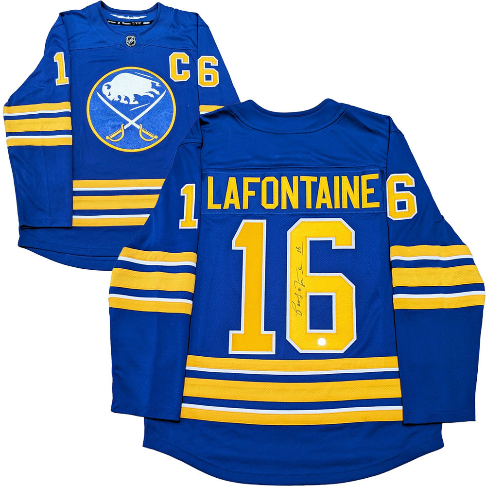 Pat Lafontaine Autographed Buffalo Sabres Fanatics Breakaway Jersey