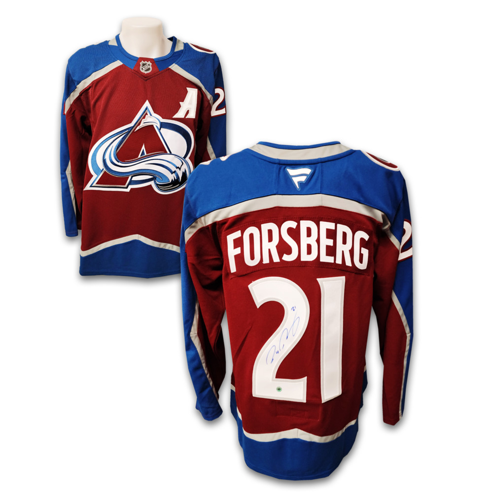 Peter Forsberg Autographed Colorado Avalanche Home Fanatics Premium Jersey