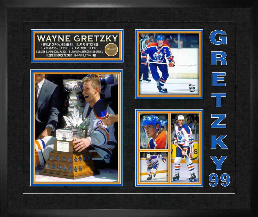 Wayne Gretzky 20x24 Photo Collage Frame Oilers