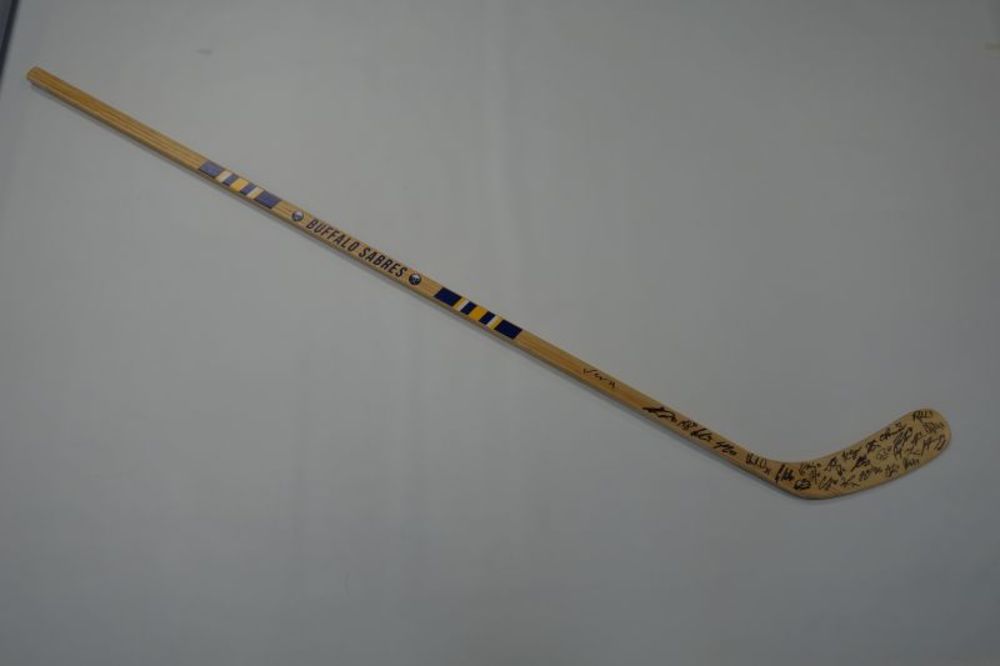 2022-23 Buffalo Sabres Team Signed Stick