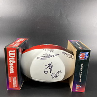 NFL - Chiefs Multi Sign Super Bowl 56 Panel Ball With 6 Signatures Inclu...