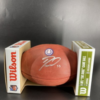Colts -  Darius Leonard Signed Authentic Football With Colts Logo