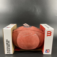 NFL - Vikings Jordan Addison Signed Authentic Football (Light Signature)