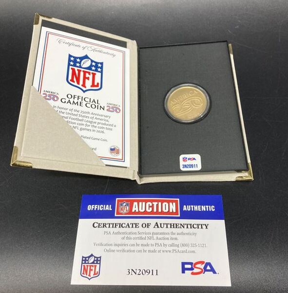 NFL - Game Used Flip Coin Texans vs Patriots (1/18/2026)