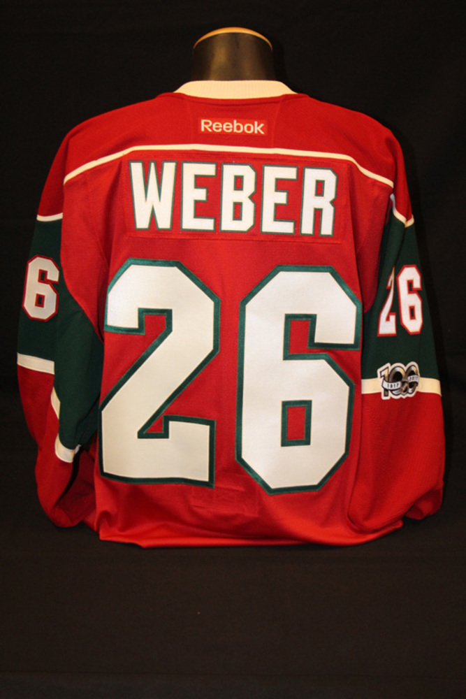 Authentic Red #26 Mike Weber Jersey