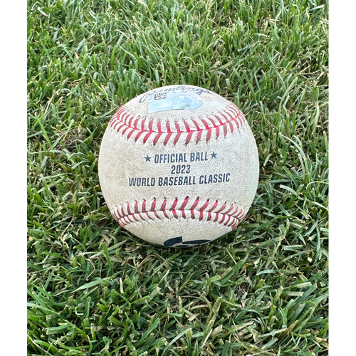 2023 World Baseball Classic Pool Play Panama vs. Italy 3/11/23 GameUsed Baseball