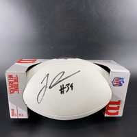 NFL - Commanders Jeremy Reaves Signed Composite White Football