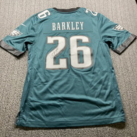 NFL - Eagles Saquon Barkley Signed Replica Jersey Size Small