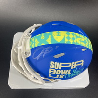 Eagles - Eagles Jalen Hurts Signed Super Bowl LIX Commemorative Mini Hel...