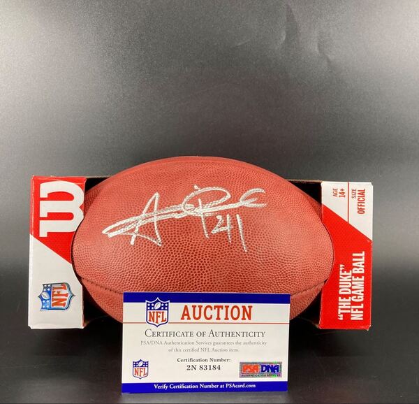 NFL - Saints Alvin Kamara Signed Authentic Football