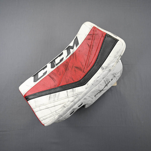 Image of Schneider, Cory<br>CCM Premier II Blocker<br>New Jersey Devils<br>2017-18<br>#35