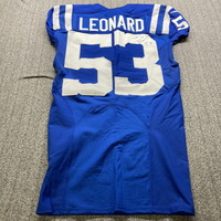 STS - Colts Darius Leonard Signed Game Worn Jersey (11/14/21) Size 40 W/...
