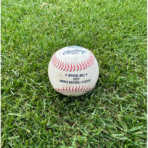 2023 World Baseball Classic Pool Play Panama vs. Italy 3/11/23 GameUsed Baseball