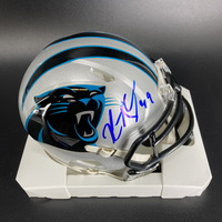 Panthers - Kawann Short Signed Mini Helmet