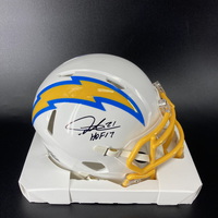 Legends - Chargers LaDainian Tominson Signed Mini Helmet