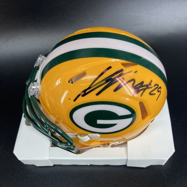 NFL - Packers Xavier McKinney Signed Mini Helmet