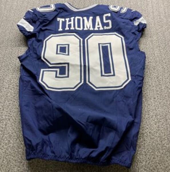 STS - Cowboys Solomon Thomas Game Worn Jersey (12/25/2025) Size 46 With ...