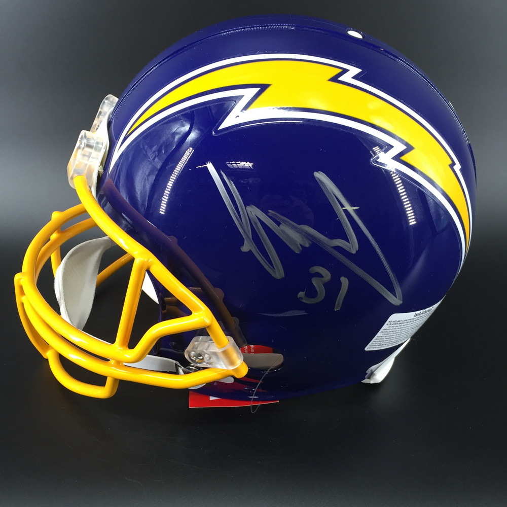NFL Chargers Adrian Phillips Signed Proline Helmet The official