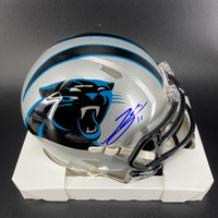 Panthers - Torry Smith Signed Mini Helmet