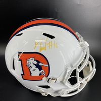 NFL - Broncos Troy Franklin Signed Alternate Replica Speed Helmet