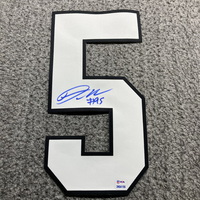 NFL - Panthers Derrick Brown Signed Jersey Number