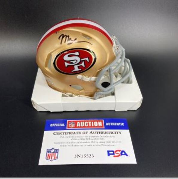 NFL - 49ers Mykel Williams Signed Mini Helmet