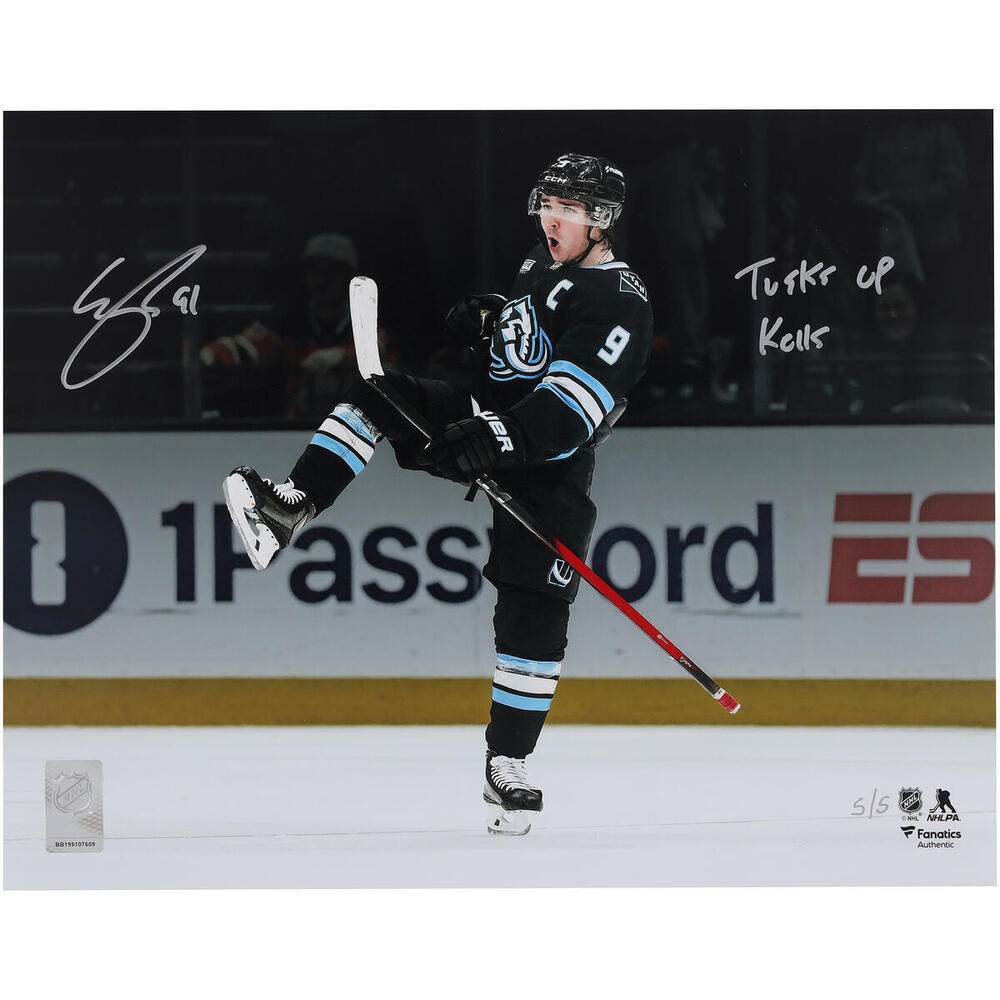 Clayton Keller Utah Mammoth Autographed 11