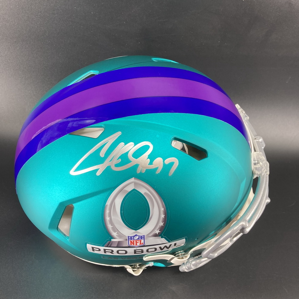 NFL Steelers Cam Heyward Signed Authentic Speed Helmet with Pro Bowl