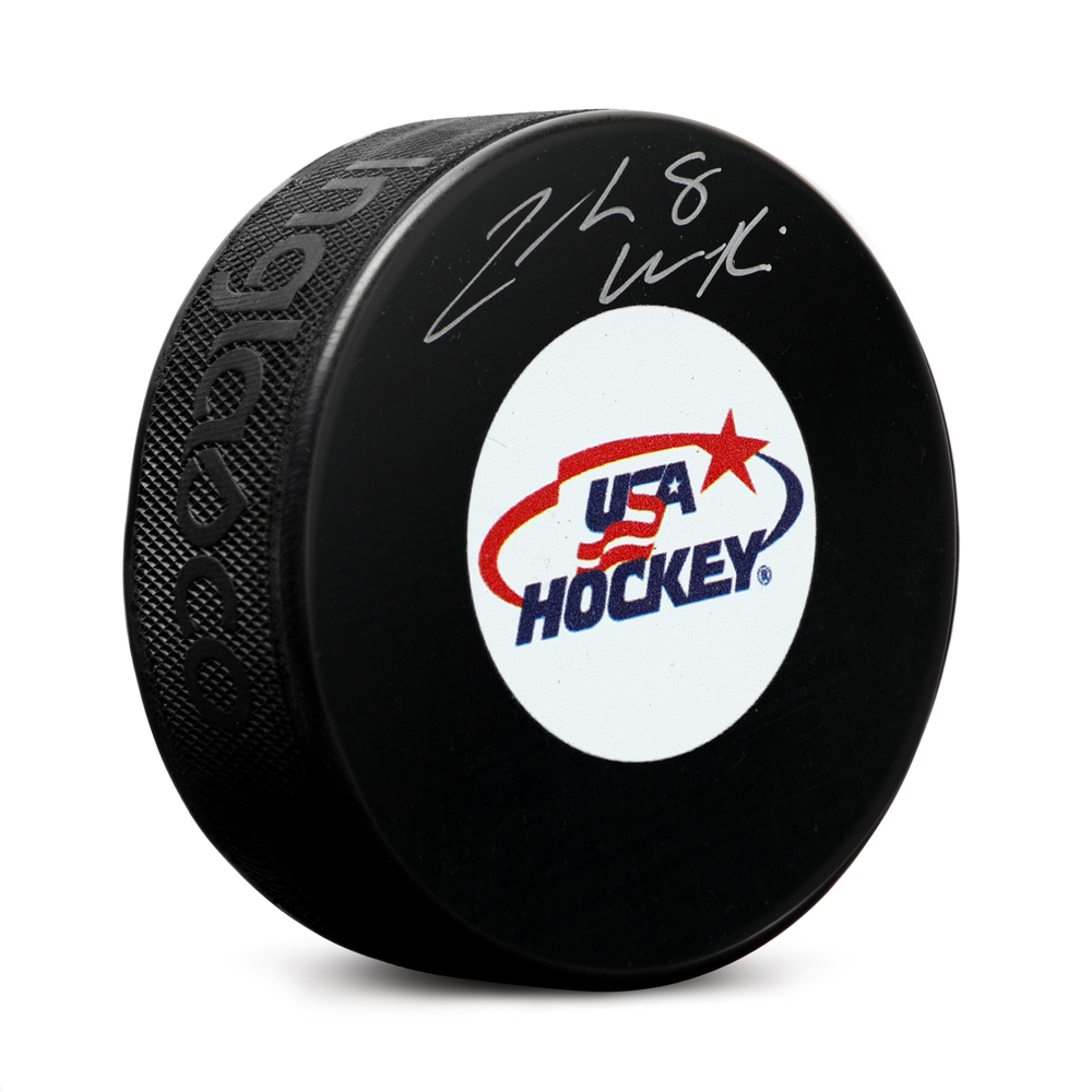 Zach Werenski Autographed Team USA Hockey Puck