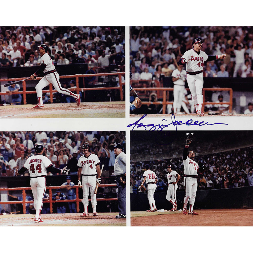 Reggie Jackson Autographed Los Angeles Angels 8X10 Photo