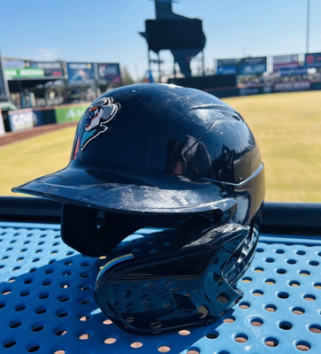 #40 Game used Space Cowboys helmet, NOT autographed.