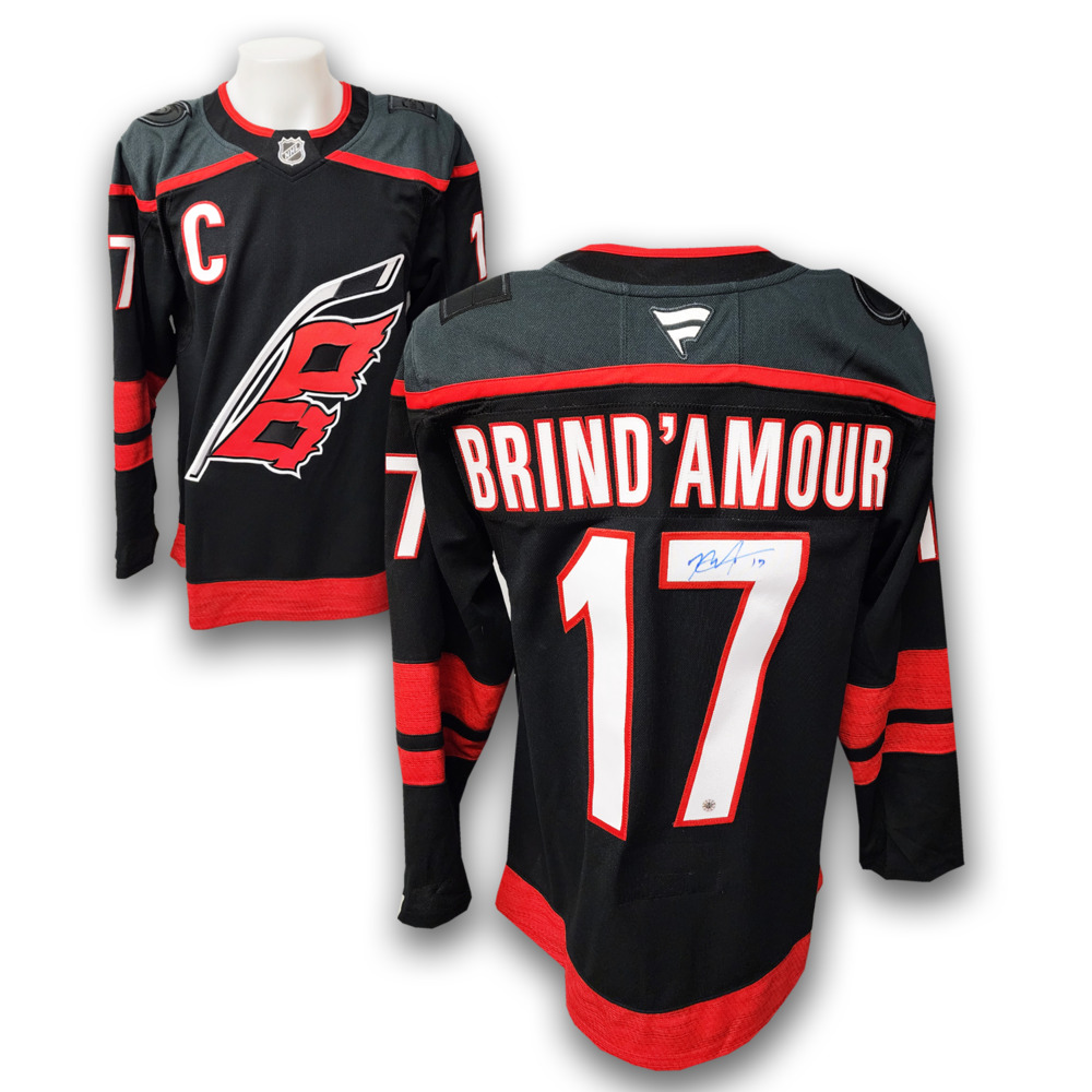 Rod Brind'Amour Autographed Carolina Hurricanes Home Fanatics Premium Jersey
