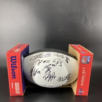 NFL - Chiefs Multi Sign Super Bowl LVIII Commemorative Panel Ball Signed...
