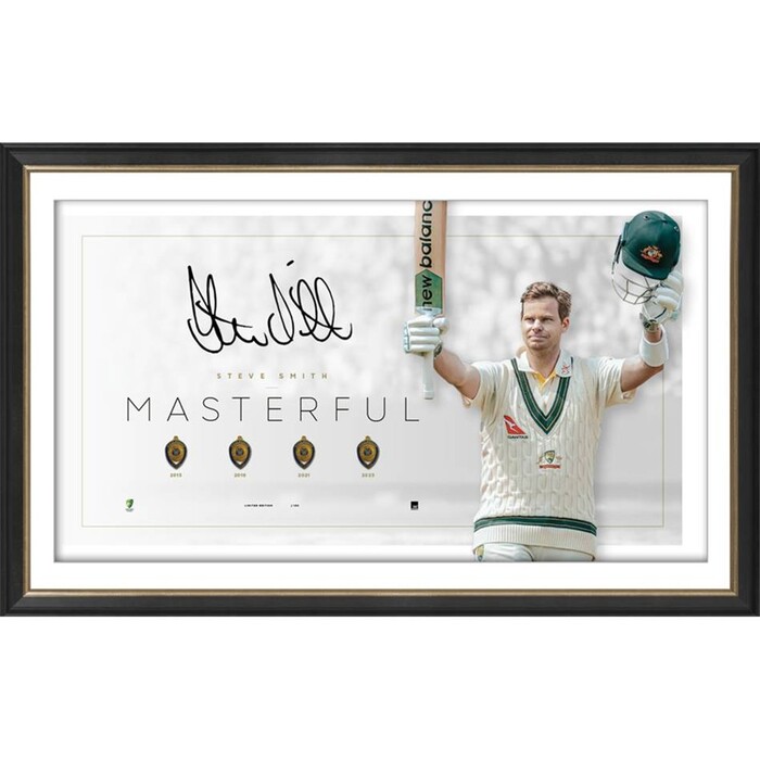 Photo of Steve Smith Signed Lithograph - Premium Edition #1