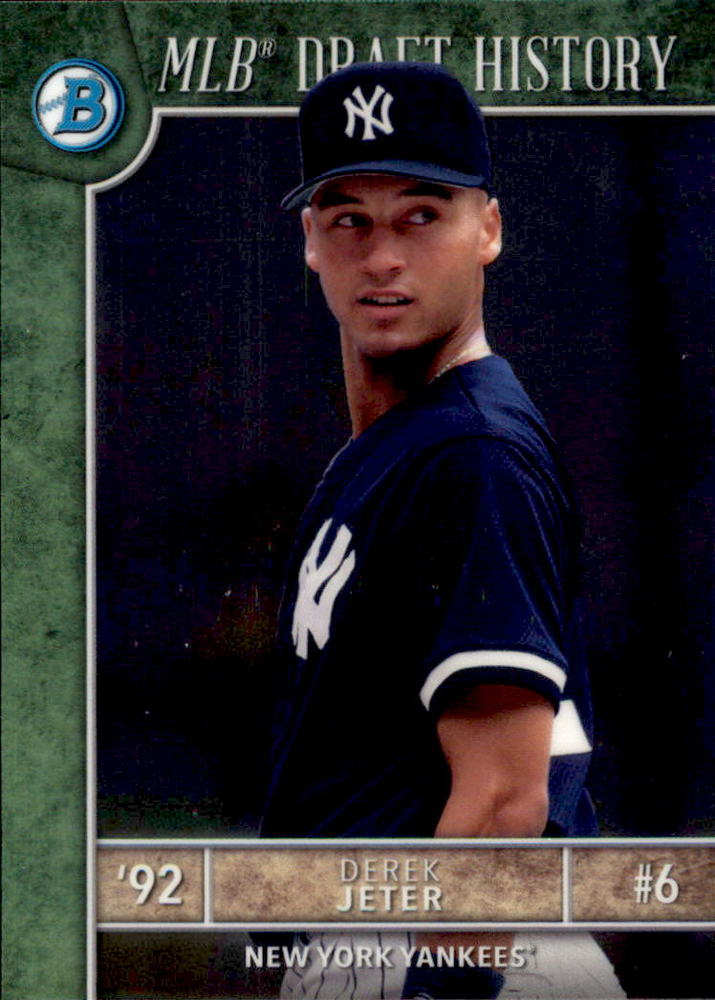 2017 Bowman Chrome Draft MLB Draft History #MLBDDJ Derek Jeter