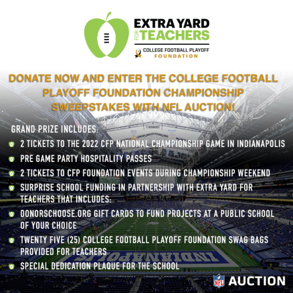College Football Playoff Foundation National Championship Sweepstakes