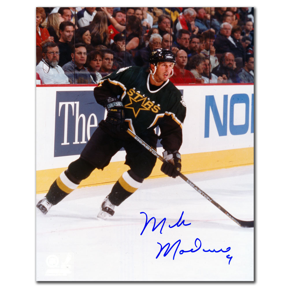 thumbnail image 2 of Mike Modano Autographed Dallas Stars Jersey – 99 Cup – Dark Green – Beckett BAS COA – HOFSM 2 of 3