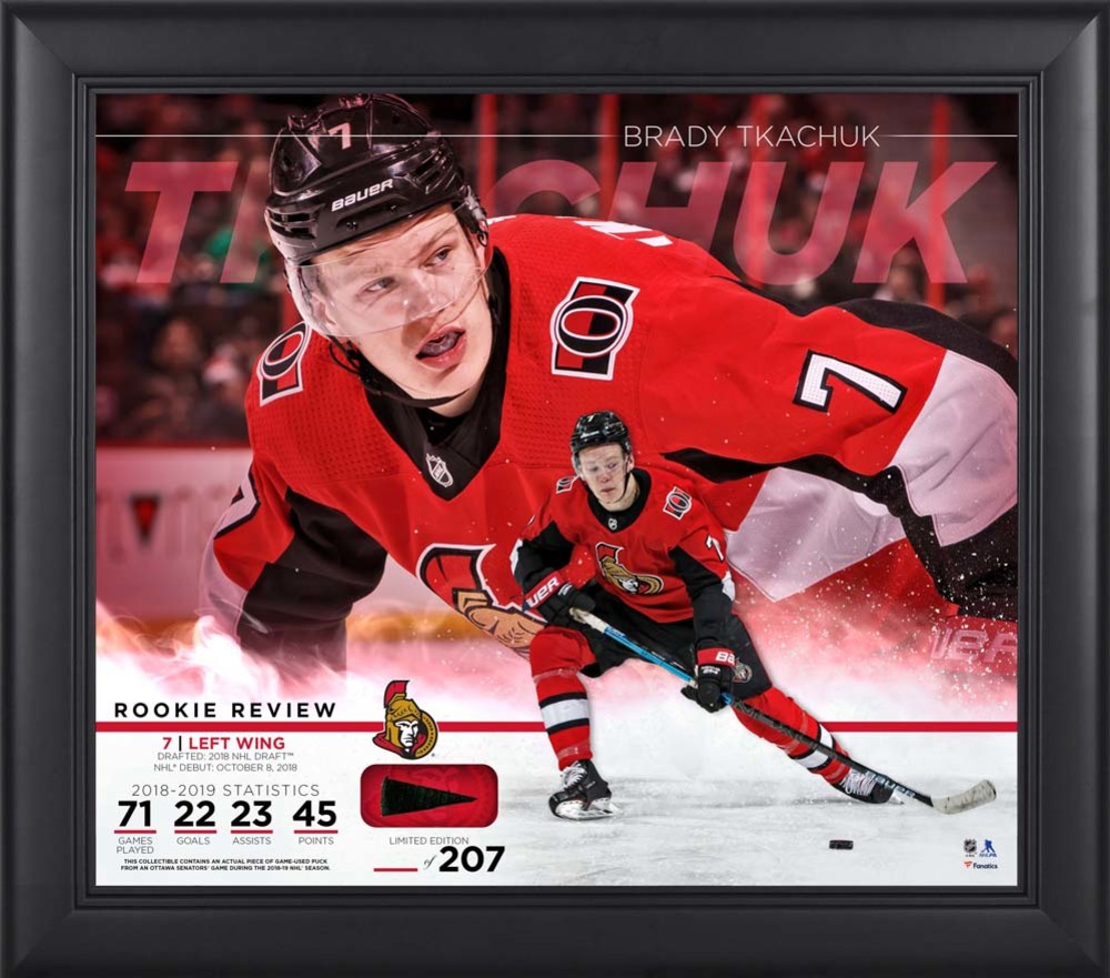 Brady Tkachuk Ottawa Senators Framed 15