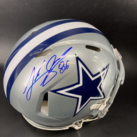NFL - Cowboys Luke Schoonmaker signed Authentic Speed Helmet