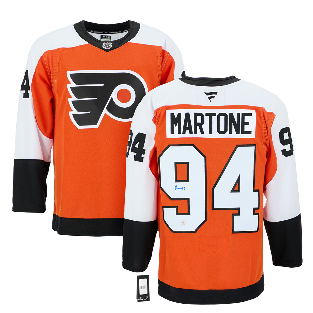 Porter Martone Signed Philadelphia Flyers Fanatics Premium Jersey