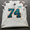 NFL - Dolphins Tyler Gauthier Game Cut Jersey Size 44 With Shula Patch