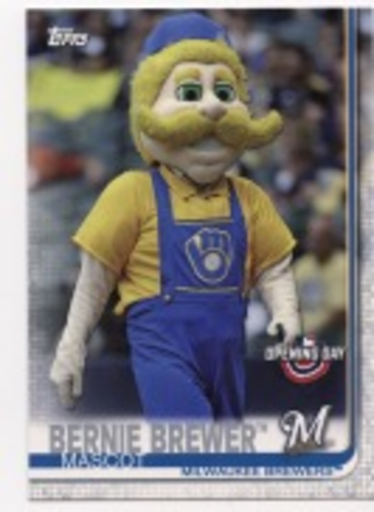 2019 Topps Opening Day Mascots #M19 Bernie Brewer