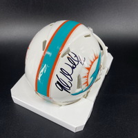 Dolphins - Mark Walton Signed Mini Helmet